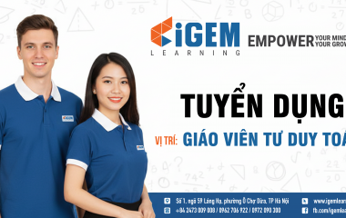 Tuyển dụng vị trí Giáo viên Tư duy Toán